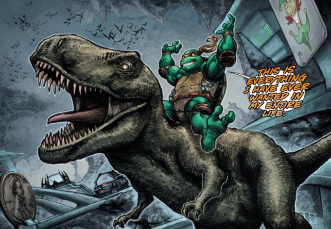 Awesome Panels: Batman/Teenage Mutant Ninja Turtles #3