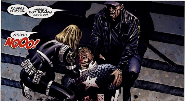 Sad Panels: The Death of Captain America